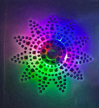 Load image into Gallery viewer, Reusable LED Light-Up Star Rhinestone Pasties – Festival Nipple Covers