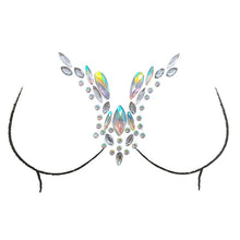 Load image into Gallery viewer, Set of (3) Reusable Sexy Rhinestone Body Stickers Pasties