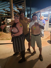 Load image into Gallery viewer, Reusable Pineapple Rhinestone Pasties w/ Body Glue for Reapplication