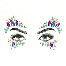 Load image into Gallery viewer, Set of (3) Reusable Sexy Rhinestone Body Stickers