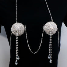 Load image into Gallery viewer, Sexy Metal Chain Nipple Cover W/Choker Reusable Nipples Bondage Collar Body Chain Sex Games Toys For Women Intimates Accessories