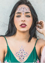 Load image into Gallery viewer, Set of (3) Reusable Sexy Rhinestone Body Stickers Pasties