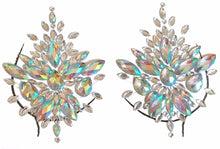 Load image into Gallery viewer, Reusable GLOW In Dark Pasties and Face Stickers w/ Body Glue for Reapplication