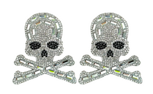 Load image into Gallery viewer, Skull and Cross Bones Reusable Rhinestone Pasties