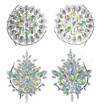 Load image into Gallery viewer, 2 Pairs Reusable Sexy Rhinestone Pasties Nipple Covers