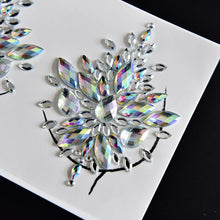 Load image into Gallery viewer, Sexy Reusable Rhinestone Pasties - Snow Flakes
