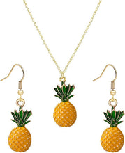 Load image into Gallery viewer, Right Side Up Pineapple Pasties and Jewelry Set
