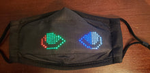 Load image into Gallery viewer, Programmable Bluetooth LED Personalized Covid-19 Masks

