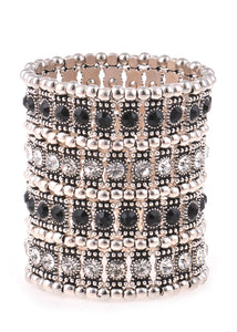 ABecca's Fashion Swarovski Crystal Stretch Bracelet - Clear