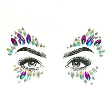 Load image into Gallery viewer, Set of (3) Reusable Sexy Rhinestone Body Stickers
