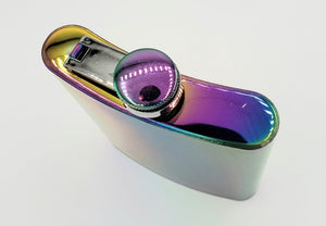 8 oz Rainbow Stainless Steel Flask Gift Box Set Funnel & Shot Glasses Metal