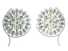 Load image into Gallery viewer, Sexy Reusable Round Flower Rhinestone Pasties
