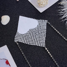 Load image into Gallery viewer, Sexy 1 Pair Rhinestone Nipple Pasties Stickers Women Multilayer Metal Chain Tassel Nipple Cover Reusable Nipple Cover For Party
