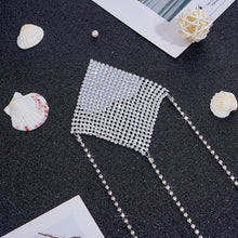 Load image into Gallery viewer, Sexy 1 Pair Rhinestone Nipple Pasties Stickers Women Multilayer Metal Chain Tassel Nipple Cover Reusable Nipple Cover For Party
