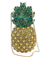 Load image into Gallery viewer, Luxury Pineapple Rhinestone Evening Clutch
