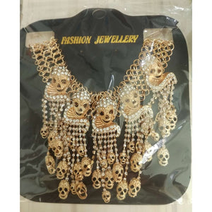 LZHLQ 2020 Necklace Skeleton Head Short Chain Female Fashion Accessories Collar Skull Necklace Punk Chunky Jewelry Accessories