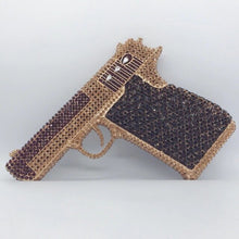 Load image into Gallery viewer, Pistol Gun Shape Rhinestone Evening Bags Crystal Women Party Clutch Purse Ladies Wedding Bridal Formal Clutch Bag Clutches Bags
