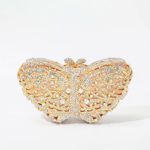 Rhinestone Butterfly Cocktail Evening Clutch (3 Colors)