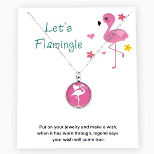 Pineapple Flamingos Summer Chain Necklaces Best Friends Women Girl's Jewelry Party Friendship Christmas Gift Drop Shipping
