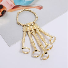 Load image into Gallery viewer, Fashion Personality Halloween Bracelet Punk Exaggerated Ghost Hand Skeleton Bracelet Jewelry Gift
